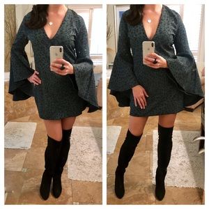 SOLD - Backstage brand bell-sleeve dress